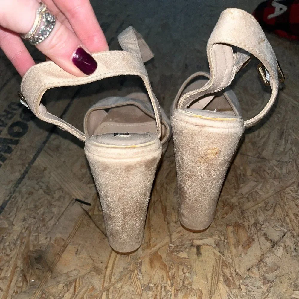Vices Nude Platform sandals size 36